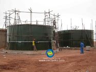 廃水処理 バイオガスの貯蔵タンク / 2層塗装のバイオダイジェスタータンク