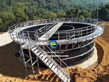 濃緑色産業用廃水貯蔵タンク 廃水処理プロジェクト