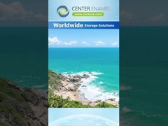 30 年 の 使用 期間 を 持つ 鋼 で 溶かさ れ た ガラス の 廃水 タンク