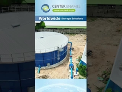 高性能ガラスが鋼に溶融したGFSタンク