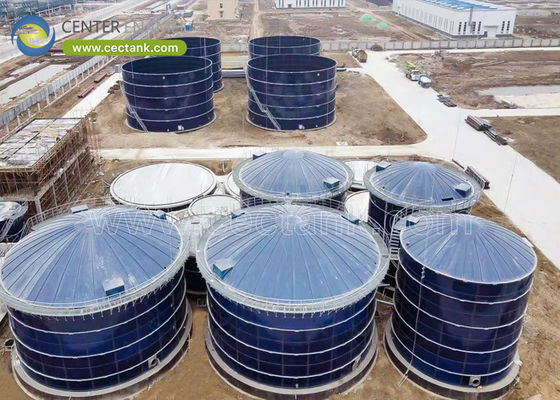 短い建設期間 バイオガスの消化タンクとしてボルトされた鋼
