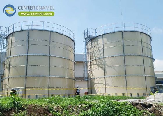 バイオガスの消化タンクとしての短建設期間ボルト鋼タンク