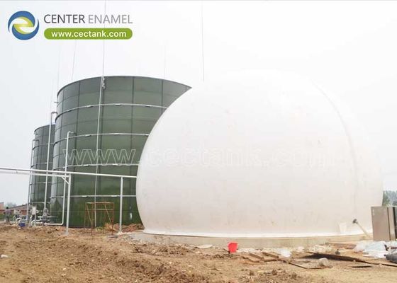 中国 ミニバイオガス 無酸素消化器 鋼に溶けたガラスタンク バイオガス生産の持続可能な解決策