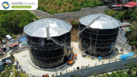 アルミニウム ジオデシック ドーム 屋根 の 設置: 貯蔵 タンク の 効率 的,安全,費用 効果 的 な 解決策