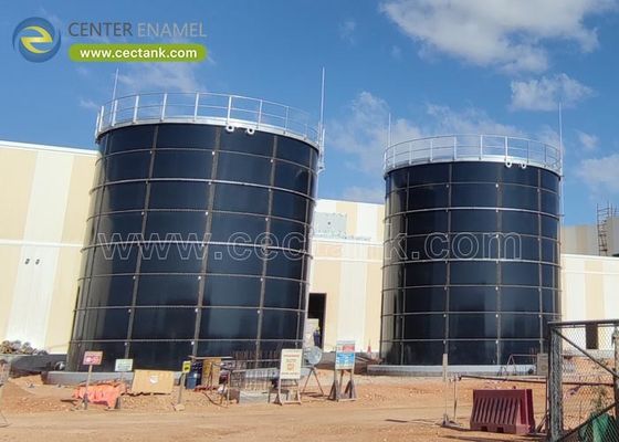 NSF61 認定のガラスと鋼が融合した防火タンク: 防火のためのプレミアムソリューション