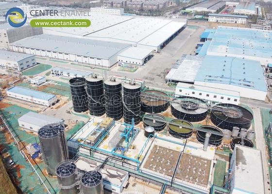 WWTP の 鉄筋 栓付き 廃棄水 貯蔵 タンク: 廃棄水 処理 施設 の 信頼 と 効率 的 な 解決策