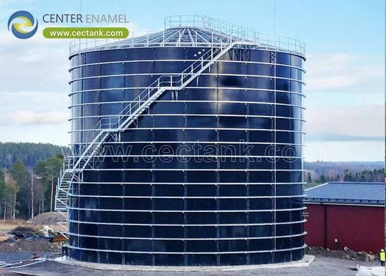UASB無酸素反応器としてガラスで覆われた鋼製の廃水タンク