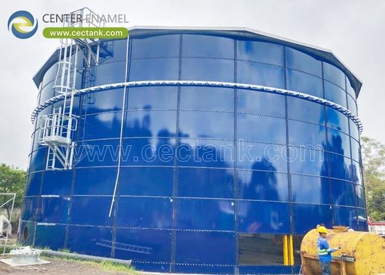 AWWA D103-09 設計規格のグラス内装水貯蔵タンク