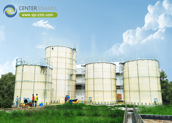 センター エナメル ポーランド 廃水処理 プロジェクト に Anaerobic Digester タンク を 提供