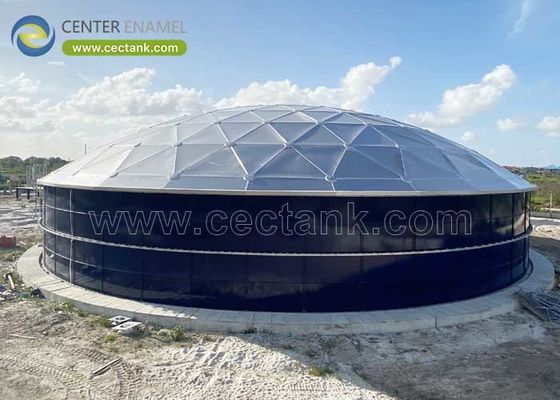 センターエナメルがギリシャ原油貯蔵タンクにアルミドーム屋根を提供できる