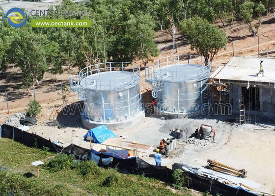 中央エナメルの上級の電熱鋼住宅用雨水の貯蔵タンク