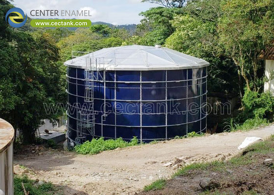 水貯蔵センターの頂点 最高容量水タンクのためのエナメルのアルミドーム屋根 卓越した純度と長寿のために設計