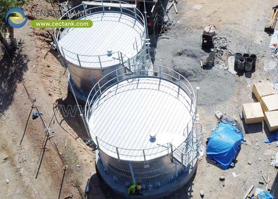 最新飲料工場向け原水タンクとしての衛生的な亜鉛メッキ鋼製タンク Center Enamel社のプレミアム貯蔵ソリューション