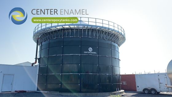 石油化学品のためのエポキシ覆い鋼のボルトタンク: 化学産物の持続的な収納