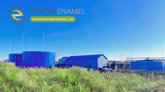 エポキシ樹脂塗装鋼ボルト締めタンク（埋立地浸出液用）：腐食性流出物のための特殊な封じ込め