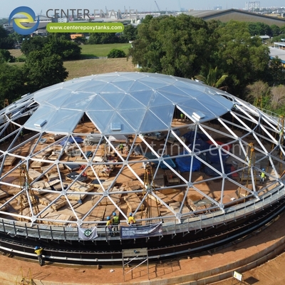 Aluminum Dome Roofs for Industrial Wastewater Tanks: Provides Effective Odor Control and Containment