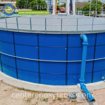 工業用バイオガスプラント用FBEコーティングタンク: 産業規模での無酸素消化のすべての段階のための費用対効果の高い容器.