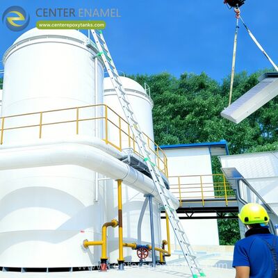 発電機の燃料貯蔵タンクのための外面浮き屋根: 燃料の安定性を維持し,発電所の貯蔵庫で危険な蒸気の蓄積を防止する