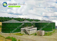バイオガスの貯蔵のための2重膜屋根の3千ガロンガラスで覆われた鉄タンク