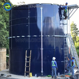 簡単に組み立てられる 鋼に溶融したガラス 20 M3 から 20000 M3 容量