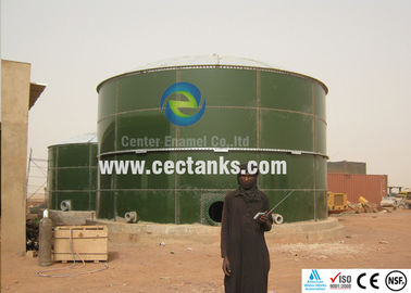 Pvc膜付き鋼筋無酸素原子炉 水処理施設のためのバイオガス貯蔵タンクを生成する
