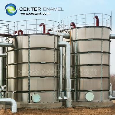 センターエナメルは,世界各地の顧客のために,ステンレス鋼の無酸素消化タンクを提供しています.
