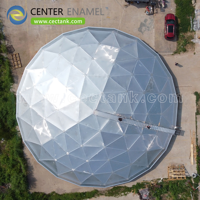 自己支持構造のアルミニウム ドームの屋根の貯蔵タンク