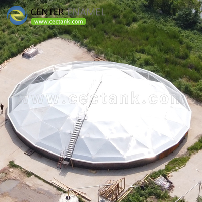 給水および排水処理設備のためのアルミニウム測地線ドームの屋根