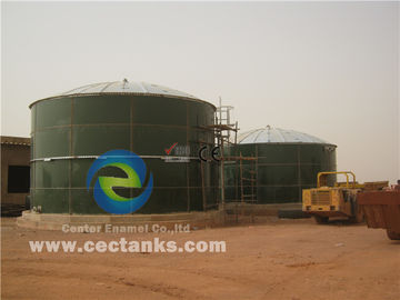 卓越した耐磨性 飲料水 / 容易な建設のためのガラスで囲まれた水貯蔵タンク