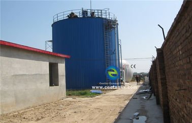 ISO 9001:2008 飲料水と廃棄水の貯蔵のためのガラス溶融鋼タンク