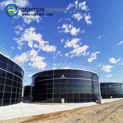 センターエナメルはバイオガスプロジェクトにボルト付きの鉄タンクを提供