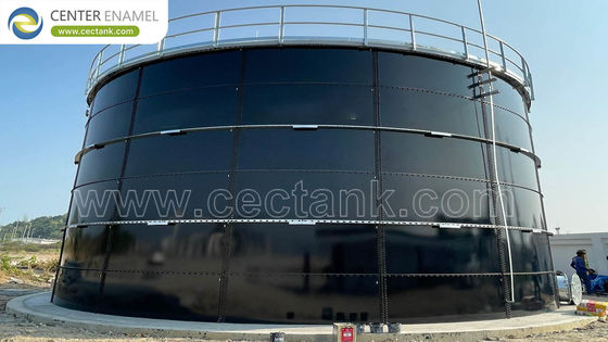 200アルミ合金製 トローデック屋根付き グラスコーナー付き 鋼製流出物貯蔵タンク:埋立地の流出物管理のための持続可能な解決策