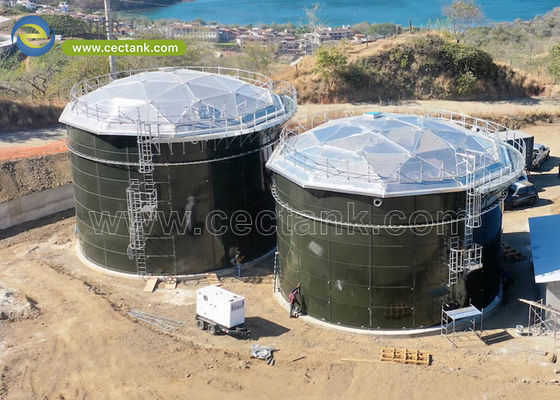 センターエナメルがギニア・ビサウ原油貯蔵タンクにアルミドーム屋根を提供できる