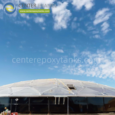 Aluminum Dome Roofs for Wastewater Holding Tanks: Provides a Secure, Sealed Cover