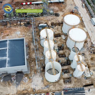 食品廃棄物処理用の融合結合エポキシタンク: 有機スライドの無酸素消化のための堅牢で衛生的なソリューション.