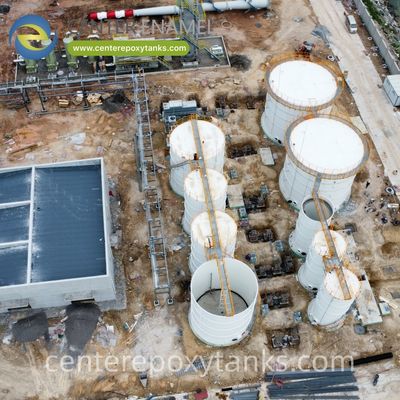 パーム油工場廃水処理用FBEコーティングタンク - 高有機POMEの耐久性のある封じ込めに特化して設計。