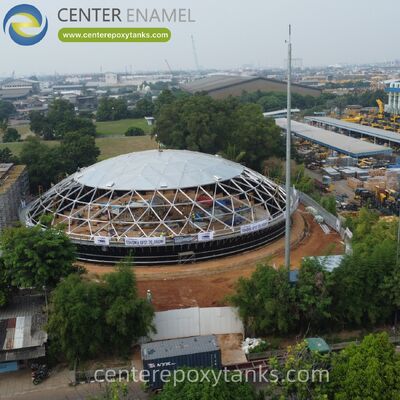 溶接式不?? 鋼調理油収集のためのアルミドーム屋根: 有機臭を効果的に含み,外部汚染物質が収集容器に入ることを防ぐ