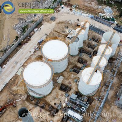 倉庫の消防用水道タンクとしてボルトされた鋼タンク:物流および貯蔵ハブの安全のために設計された大容量システム.