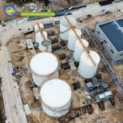 穀物貯蔵タンクとしてボルトされた鋼タンク:様々な農業収穫管理ニーズのために,汎用的で迅速に設置されたユニット.