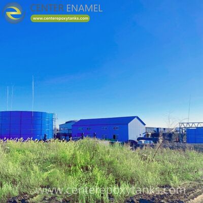 泥沼貯蔵タンクとしてボルトされた鋼タンク:厚い高固体農業または産業用泥沼の物理的圧力下で整合性を維持します.