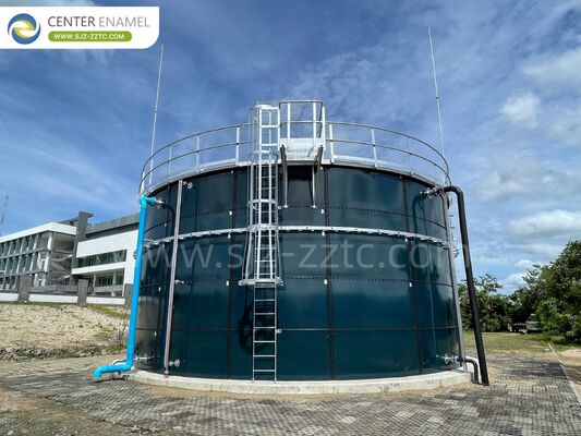 主要な嫌気性ソリューション: インドネシアの食肉処理場廃水用の GFS タンク + 二重膜屋根