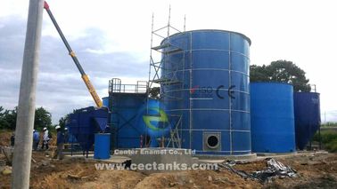 耐久性ガラス溶融鋼タンク / 埋立地のための流水貯蔵タンク