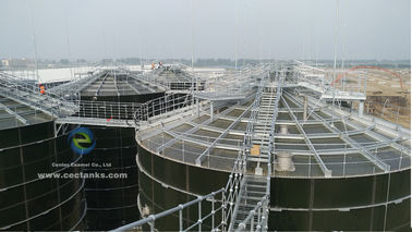 鋼鉄タンク/廃水処理プロセスタンクに溶融された高品質のガラスを利用する