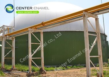 メムラン屋根またはアルミニウム屋根を持つ鋼に溶融されたガラス製の泥貯蔵タンク