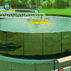 濃緑のガラス溶融鋼タンク / センターエナメル GFSタンク 海水用