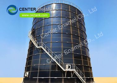 容量 20m3 - 20000m3 のガラスで覆われた鋼製のバイオガスタンク 30 年間使用