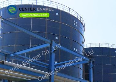 ガラスで覆われた鋼製の廃棄物水貯蔵タンク 液体 透き通れない ISO9001 2008