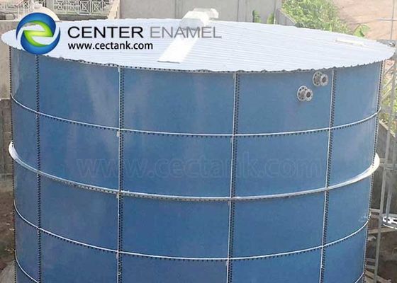 廃棄物処理設備のための多目的のボルト付き鋼タンク