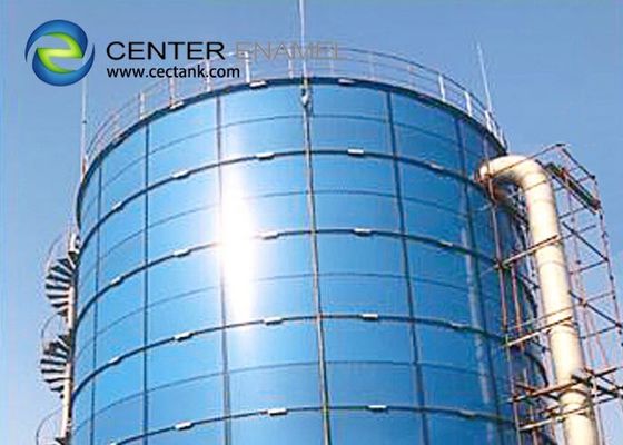 水を貯蔵するための鋼タンクに溶融された高性能腐食耐性ガラス
