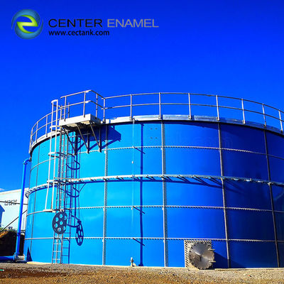 排水処理のプロジェクト プロセス タンクのための鋼鉄タンクに溶ける3mmの厚さガラス 